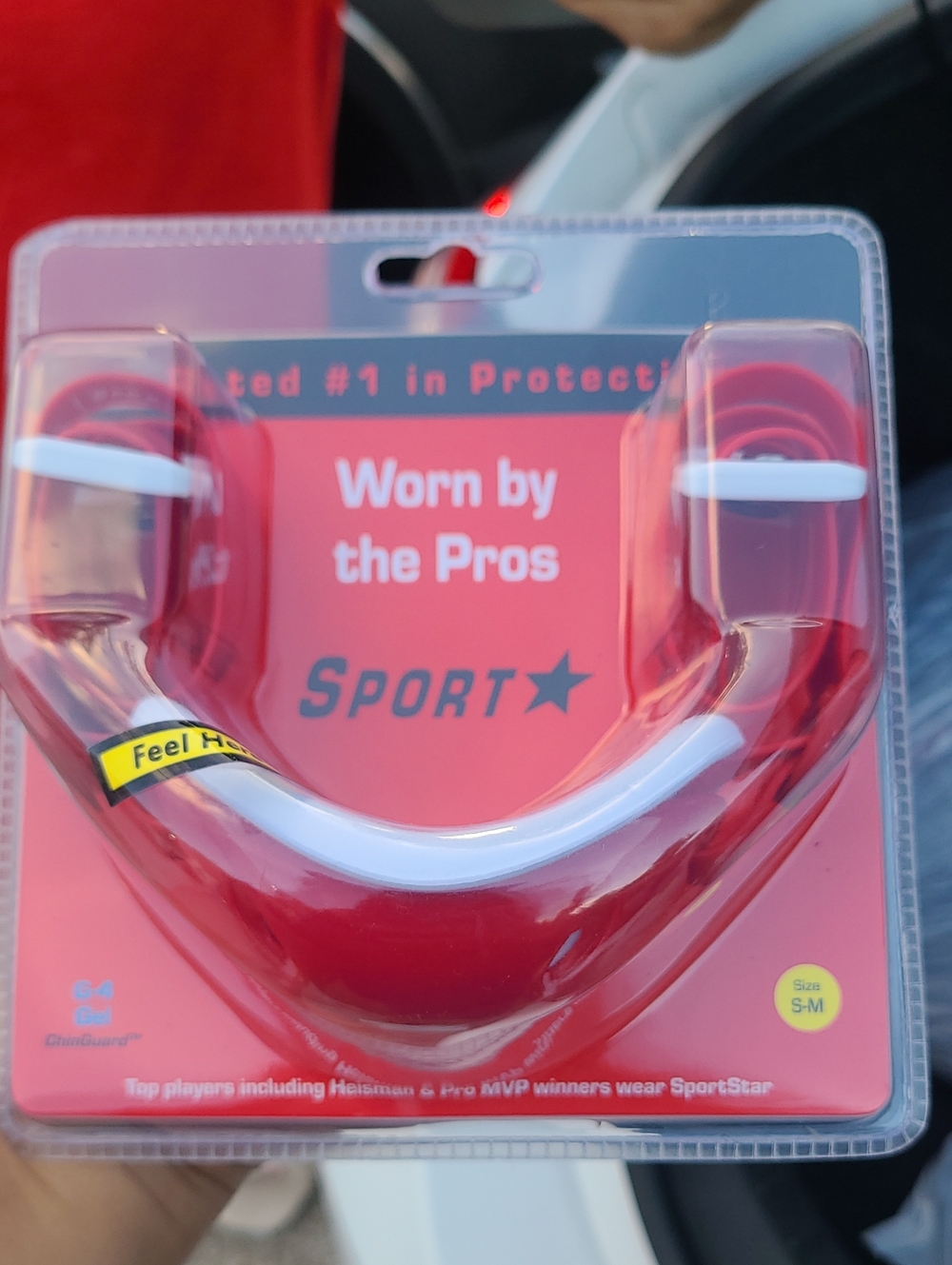 Sporto Red White Blue Protective Mouthguard
